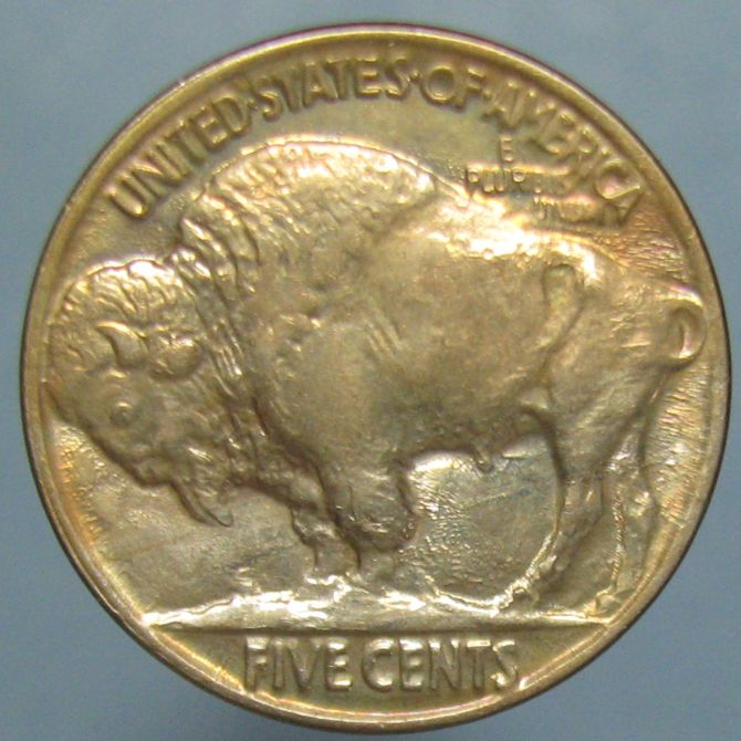 1923-Nicely-Toned-Buffalo-Nickel